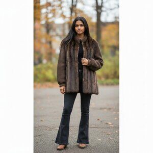 Vintage Mink Sweater Jacket